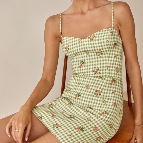 Reformation Dresses & Skirts - SALE✨Reformation Roarke Linen Dress in Patio *NEW*